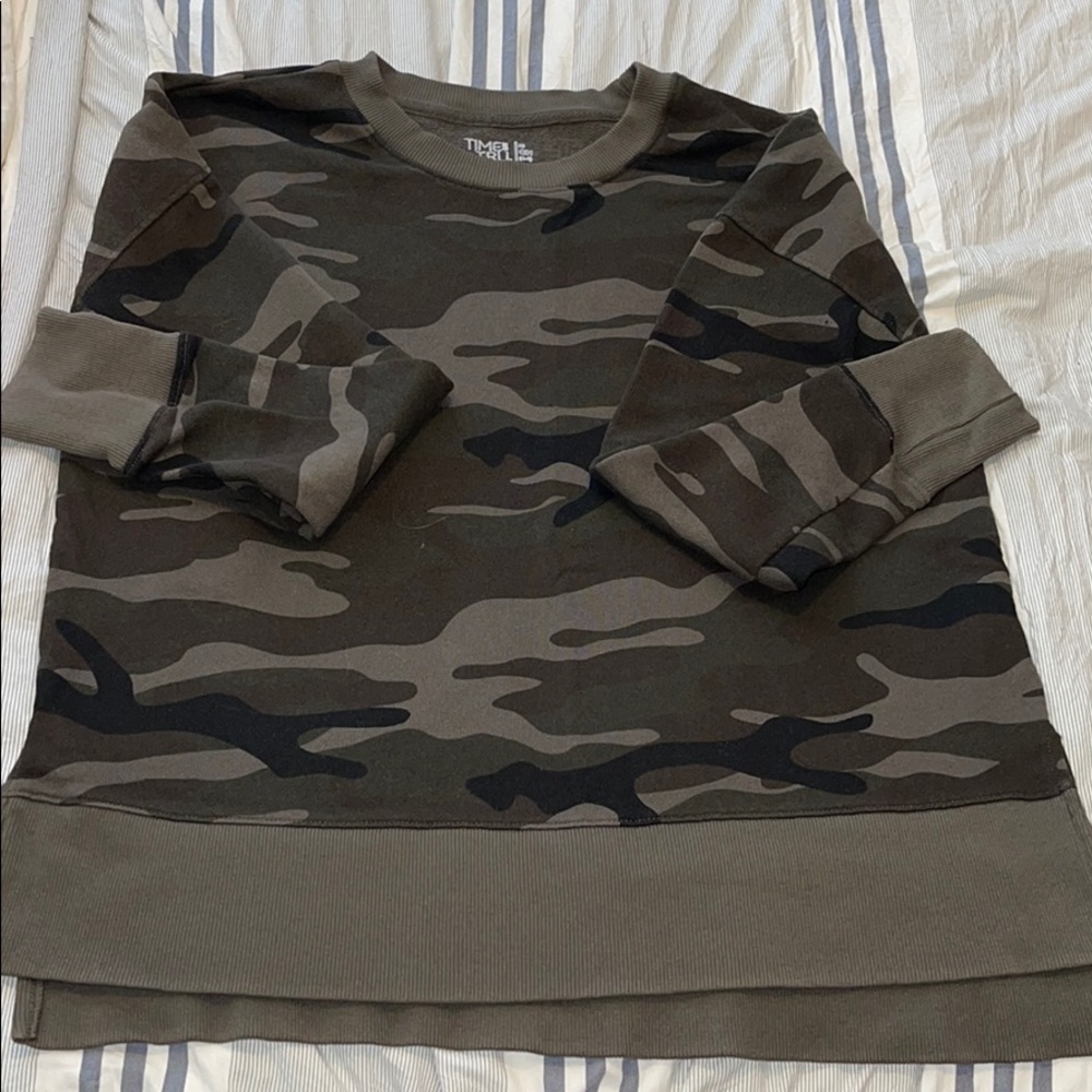 Camo sweater
